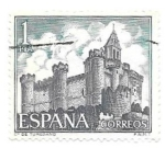 Stamps Spain -  Castillo de Turégano