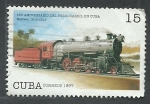 Stamps : America : Cuba :  Locomotora