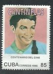 Stamps Cuba -  Sentenario del cine Cantinflas