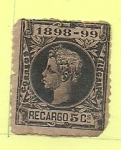 Stamps Spain -  Aniver.1898 /  99