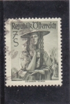 Stamps Austria -  traje regional-
