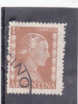 Stamps Argentina -  Eva Perón 