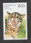 Stamps Benin -  Felis euptilura