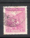 Stamps Chile -  termas