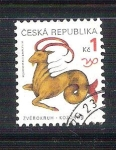 Stamps : Europe : Czech_Republic :  capricornio RESERVADO