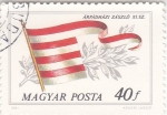 Stamps Hungary -   Bandera de la Casa de Arpád, siglo XI