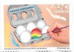 Stamps Spain -  fiestas populares