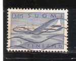 Stamps Finland -  avión