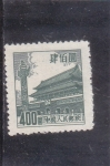 Stamps China -  templo 