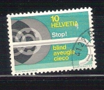 Stamps Switzerland -  personas ciegas RESERVADO