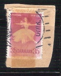 Stamps Denmark -  bailarina