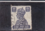 Stamps : Asia : India :  rey George V