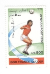 Stamps Afghanistan -  Mundial de Francia 1998