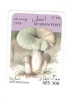 Stamps Afghanistan -  Setas. Russula Virescens