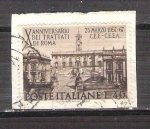 Stamps Italy -  anv. tratado de Roma