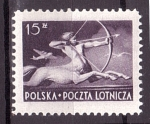 Stamps Poland -  Correo aéreo