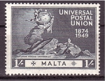Sellos de Europa - Malta -  U.P.U.