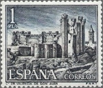 Stamps Spain -  1977 - Castillos de España - Valencia de Don Juan (León)