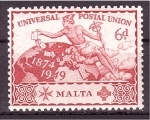 Stamps Malta -  U.P.U.