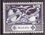 Sellos de Europa - Malta -  U.P.U.
