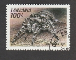 Sellos de Africa - Tanzania -  Saltieus spp.
