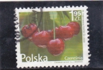 Stamps : Europe : Poland :  cerezas 