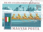 Stamps : Europe : Hungary :  competición de remo 