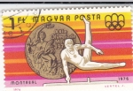 Stamps : Europe : Hungary :  OLIMPIADA DE MONTREAL