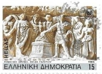 Sellos de Europa - Grecia -  mitología