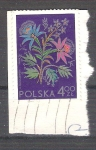 Sellos de Europa - Polonia -  flores RESERVADO