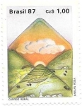 Stamps : America : Brazil :  correo rural