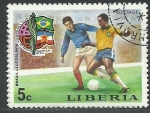 Stamps Liberia -  Futbol