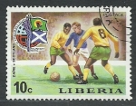 Sellos de Africa - Liberia -  Futbol