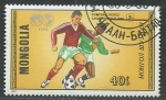 Sellos de Asia - Mongolia -  Futbol