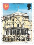 Stamps Europe - Isle of Man -  Goverments Buildigs