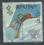 Stamps Bhutan -  Alpenismo