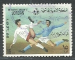 Sellos de Asia - Jordania -  Futbol