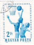 Stamps : Europe : Hungary :  bascket femenino 