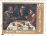 Stamps : Europe : Hungary :  Velazquez-Almuerzo de campesinos