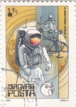 Stamps Hungary -  AERONAUTICA-AMSTRONG-APOLO -11
