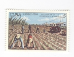 Stamps Cuba -  XXV Aniversario de la ley de reforma agraria