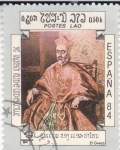 Stamps Laos -  pintura de El Greco 