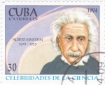 Stamps Cuba -  Albert Einstein-CELEBRIDADES DE LA CIENCIA