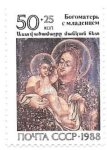 Stamps Russia -  Virgen con niño