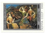 Stamps Russia -  pintura