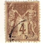 Stamps : Europe : France :  Paix et Commerce