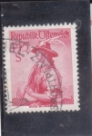 Stamps Austria -  traje regional austriaco