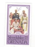 Stamps Grenada -  25 Aniversario de la Reina Isabel II