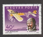 Stamps Hungary -  Vuelo de L. Bleriot