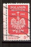 Stamps United States -  milenio polaco RESERVADO